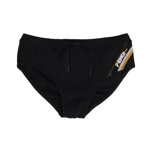 FENDI Плавательные шорты Мужские Черные