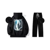 Черный топ + Черные брюки