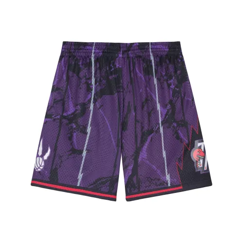 MITCHELL NESS Баскетбольные шорты Унисекс Фиолетовый
