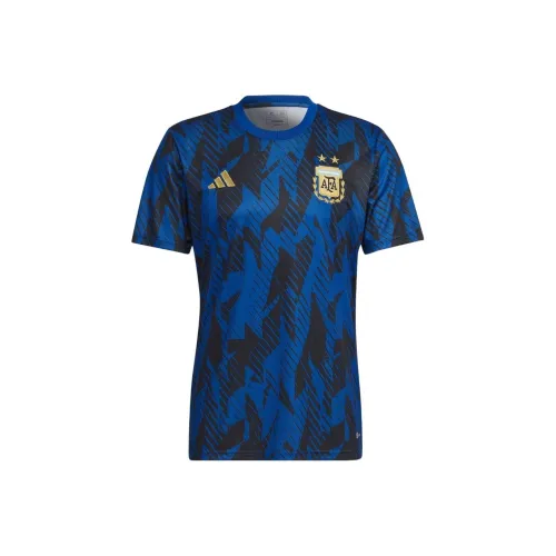 Adidas Argentina Королевский Синий Мужская Футбольная Джерси