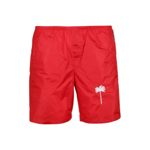 PALM ANGELS Плавательные шорты Мужские Красные