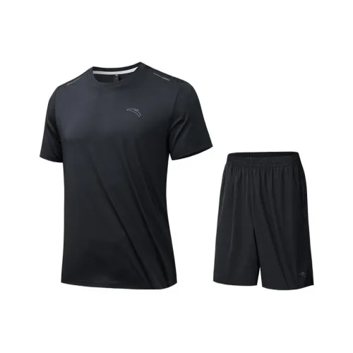 ANTA Running Collection Беговая одежда Наборы Мужской Основной черный