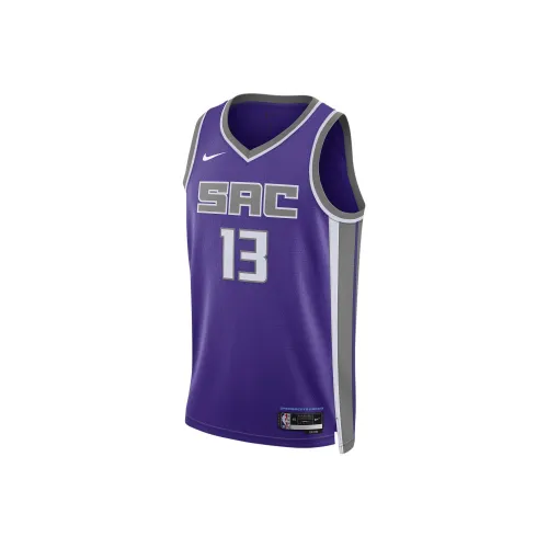 Nike Баскетбольная Джерси Унисекс Фиолетовая