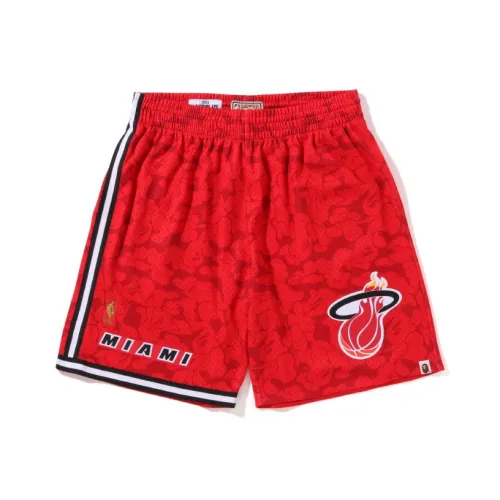 A BATHING APE X Mitchell Ness FW22 Баскетбольные шорты Фанатская версия Мужской