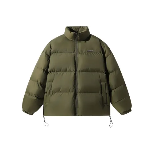 GAONCREW Хлопковый пуховик унисекс армейский зеленый