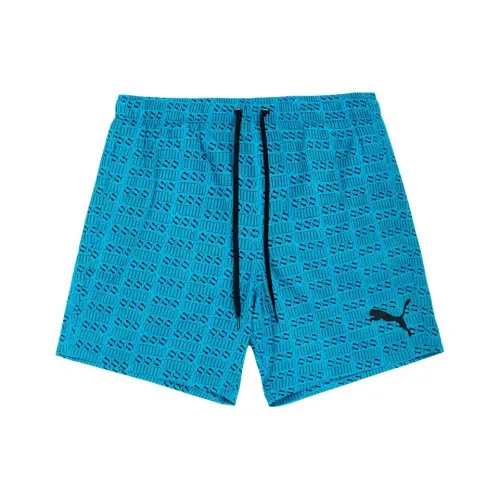 PUMA Print Swim Плавки Мужские Ярко-Синий