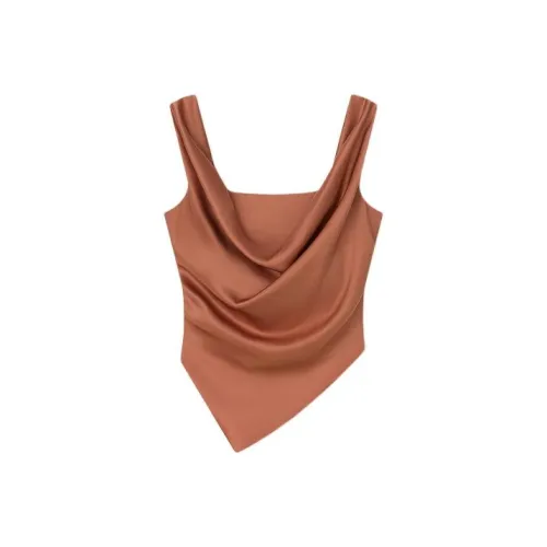 NANUSHKA FW23 PETRA Топ для женщин коричневый