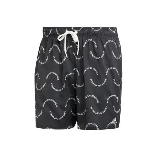 Adidas Wave Logo Clx Плавательные шорты для плавания Мужские Черные