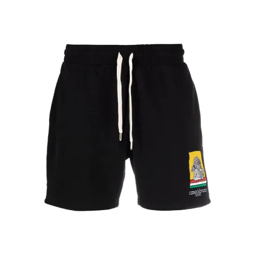 CASABLANCA Черные Мужские Спортивные Шорты