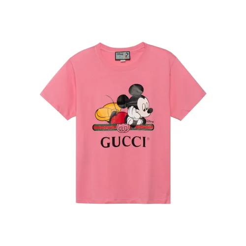GUCCI X Disney Стандартная футболка женская розовая