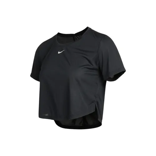 NIKE Черные Женские Короткие Топы