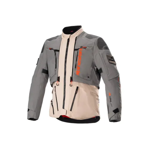 Alpinestars Мотоциклетная куртка унисекс серый светло-коричневый ярко-оранжевый