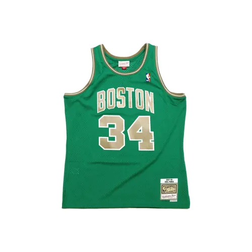 MITCHELL NESS X NBA SWINGMAN Fan Edition ST. Patrick's Paul Pierce Баскетбольная Джерси Унисекс Зеленый