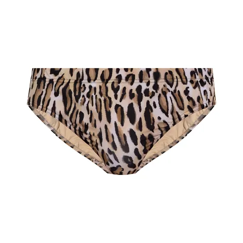 MOSCHINO Мужские шорты для плавания коричневого цвета