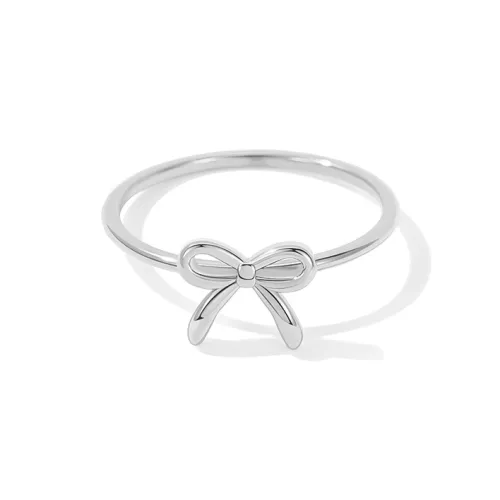 DODOGOGO Кольца из титанового сплава женская серебряная упаковка