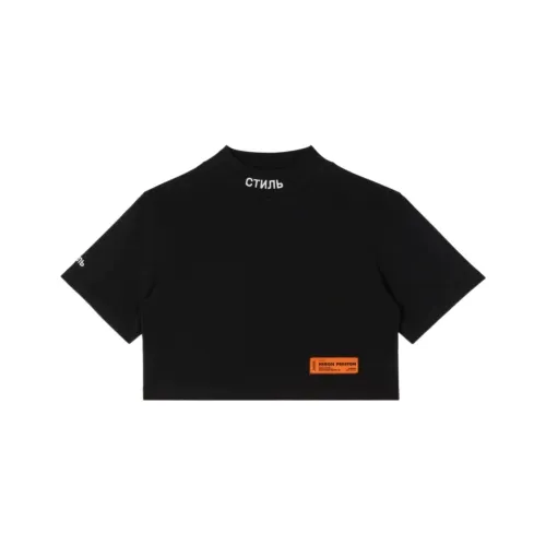HERON PRESTON Черный Женские Короткие Топы