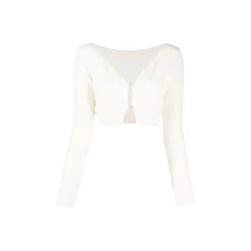 Jacquemus SS22 Slim Fit Трикотаж Женский Серый Белый