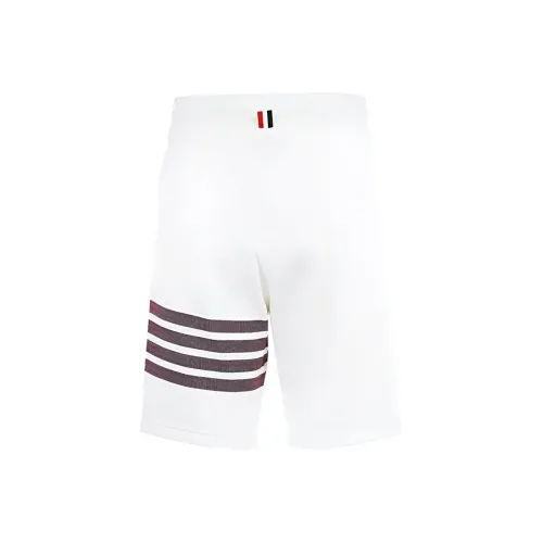 THOM BROWNE Белый Мужские спортивные шорты