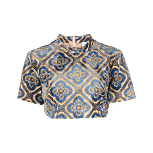 ETRO Синие Женские Рубашки T