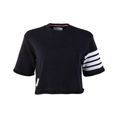 THOM BROWNE Морской синий Женские Короткие Топы