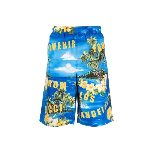 GUCCI Blue Men's Beach Shorts GUCCI Синие Мужские Пляжные Шорты