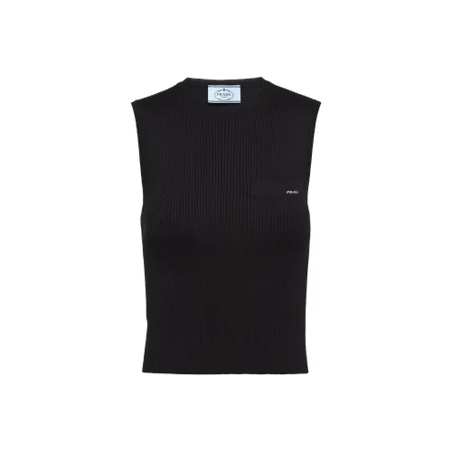 PRADA Черные Женские Майки