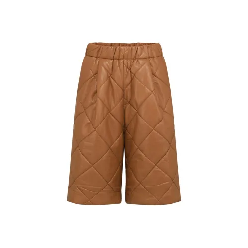 DRIES VAN NOTEN Коричневый Мужские Повседневные Шорты