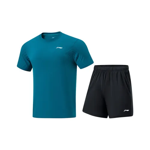 LINING Table Tennis Series Повседневная Спортивная Одежда Унисекс Коралловый Синий Черный