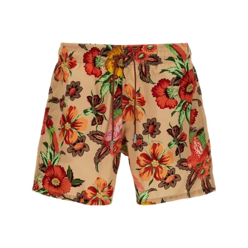 ETRO Желтые Мужские Повседневные Шорты