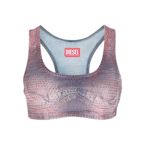 DIESEL Фиолетовые Женские Майки