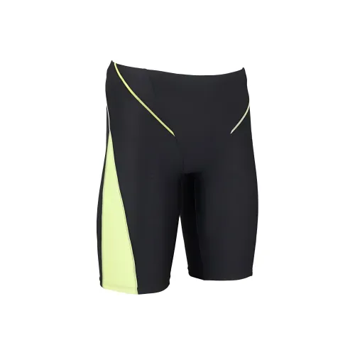 Mizuno Плавательные шорты Мужские Черные Желтые