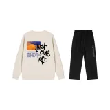 Комплект одежды (Хаки топ + Черные штаны)