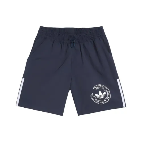 Adidas Повседневные шорты Унисекс Легенда Чернила Синий Черный Синий Bird