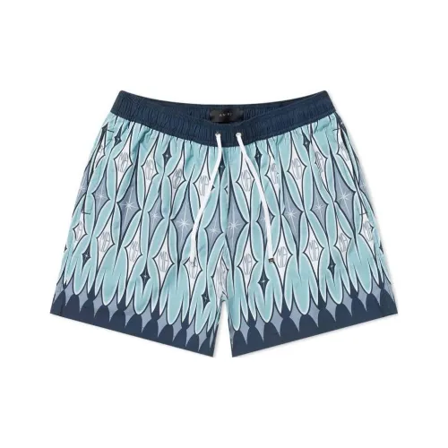 AMIRI Men's Blue Casual Shorts AMIRI Мужские Синие Повседневные Шорты