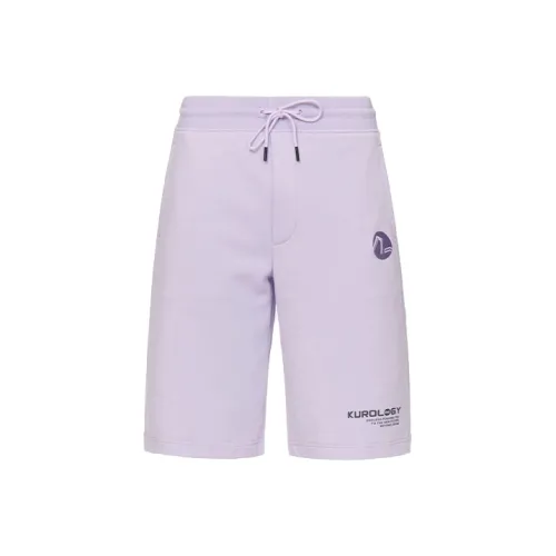 EVISU Светло-фиолетовые мужские спортивные шорты
