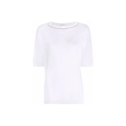 FABIANA FILIPPI SS21 Облегающий свитер Женский Белый