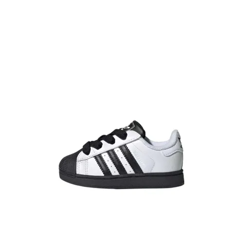 Adidas Originals Low Топ Обувь для малышей Белый черный Infant And Toddler