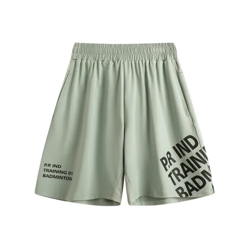 P.R IND Повседневные шорты унисекс зеленые
