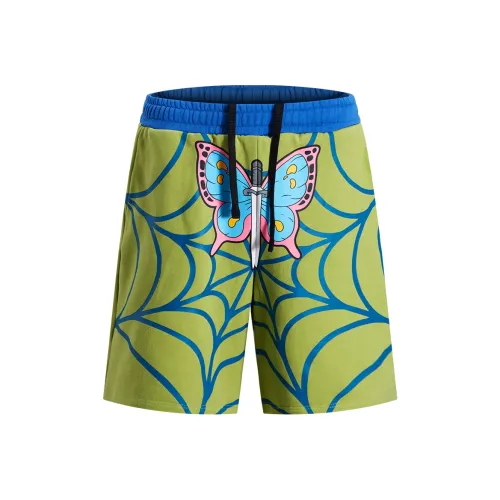 KAKAZZY Повседневные шорты унисекс зеленые