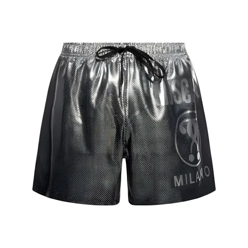 MOSCHINO Плавательные шорты Мужские Серебряные