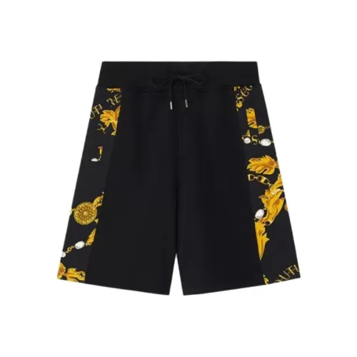 VERSACE JEANS COUTURE SS23 Повседневные шорты Мужские Черные