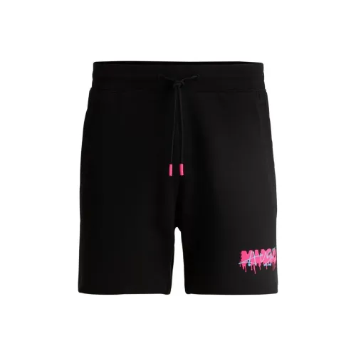 Hugo Boss Черные Мужские Повседневные Шорты