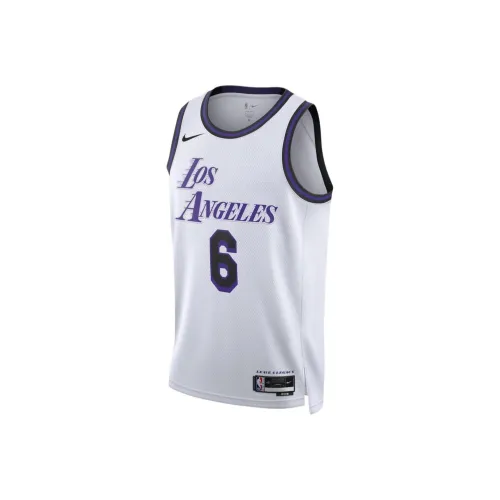 Nike Los Angeles Lakers Баскетбольная Джерси Унисекс Белая