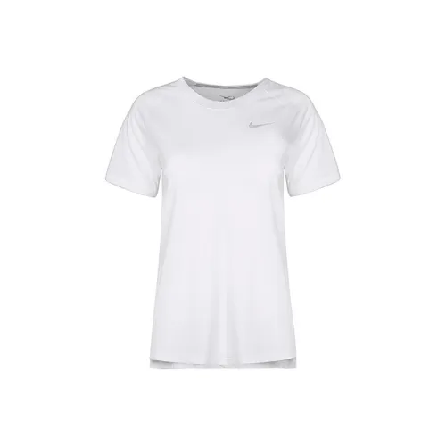 nike Комплект с короткими рукавами T-рубашка Женская Белая