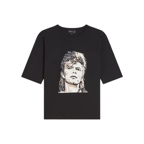 Agnes B. x Rafael Gray T-Shirt Женская Черная