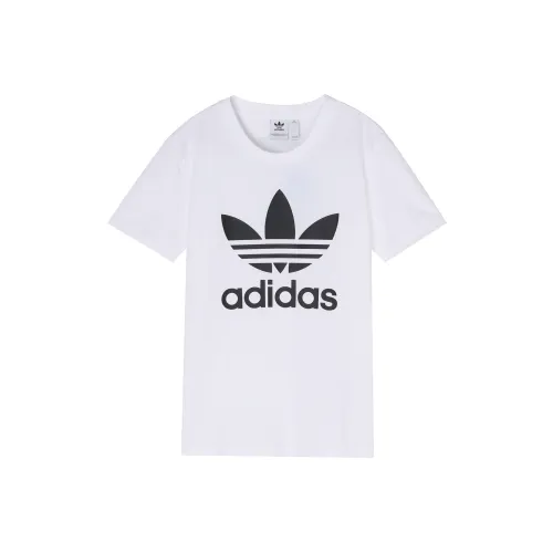 Adidas Originals Комплект с короткими рукавами T-рубашка Женская Белая