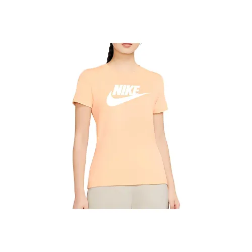 Nike T-Shirt Женская Розово-Оранжевая