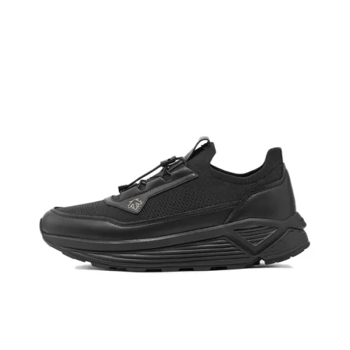 DESCENTE Dualis Slip-resistant Abrasion-resistant Low Top Casual Men's Black DESCENTE Dualis Противоскользящий Устойчивый к истиранию Низкий Топ Повседневный Мужской Черный