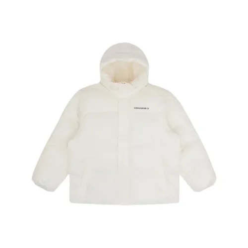 Конверс Хлопковый пуховик Мужской Белый