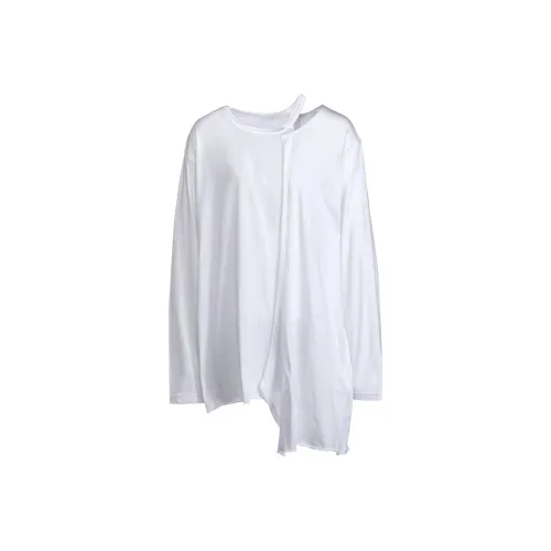 Yohji Yamamoto Белые Женские T-рубашки
